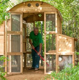 Round-Top Walk-In Chicken Coop